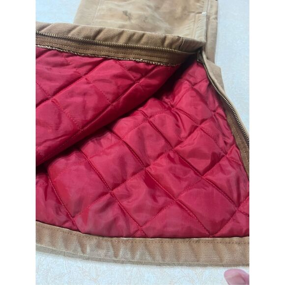 Carhartt Quilted Lined Duck Overalls Sz 40/29 - Picture 5 of 5